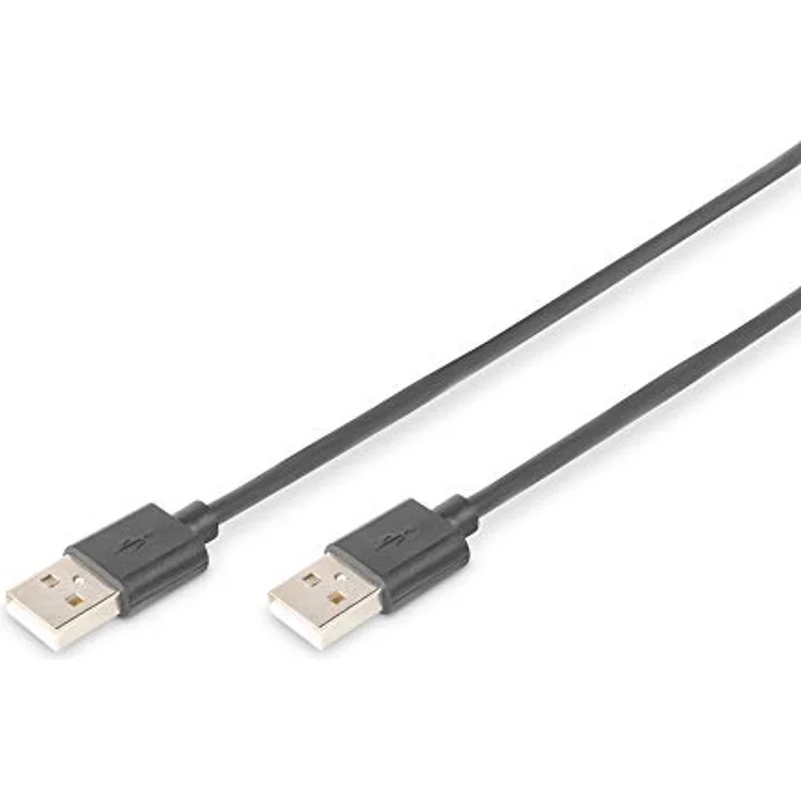 Planet ASSMANN - USB-Kabel - USB Typ A, 4-polig (M) - USB Typ A, 4-polig (M) - 1.8 m (USB/USB 2.0) - geformt - Schwarz (AK-300101-018-S) – Bild 2