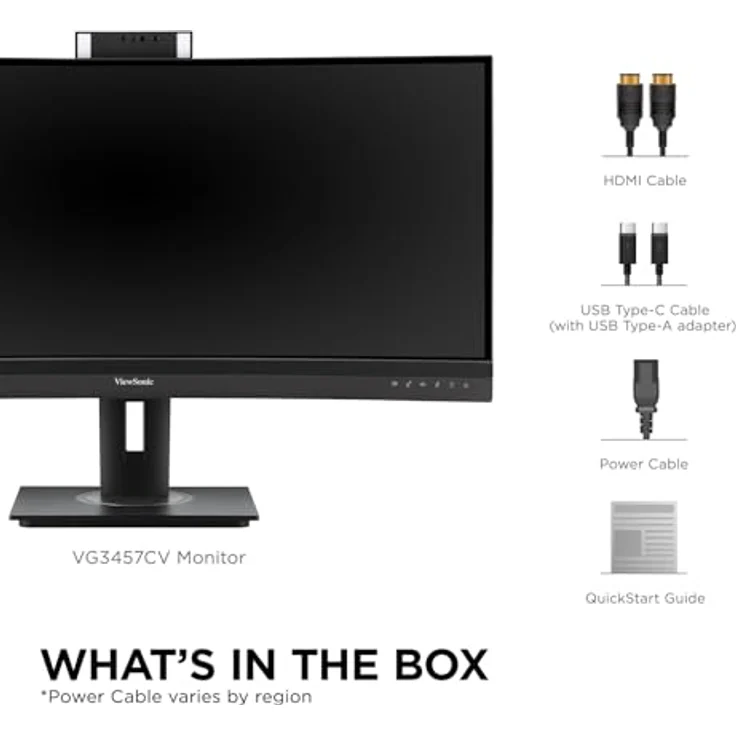 ViewSonic VG3457CV Curved Monitor 86,36 cm (34 Zoll) – Bild 9
