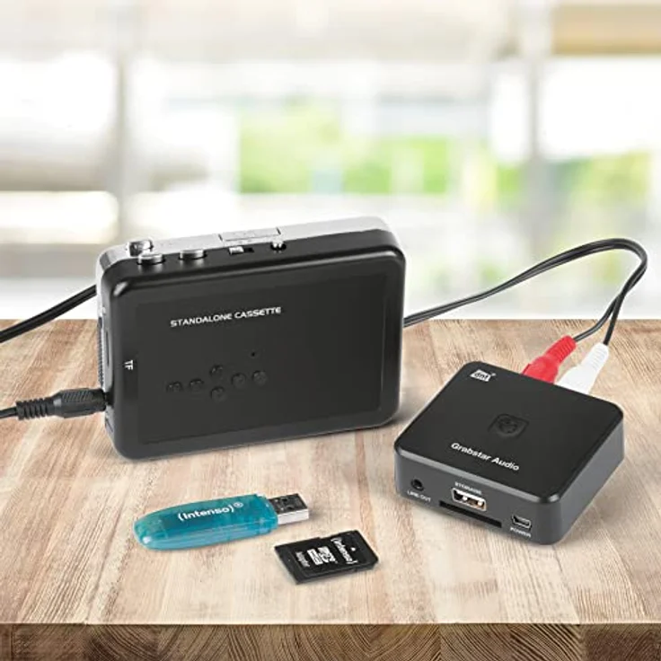 DNT Grabstar Audio, Audio-Digitalisierer und Game Recorder mit MP3-Konvertierung, Fernbedienung und SD-USB-Speicher bis 32 GB – Bild 3