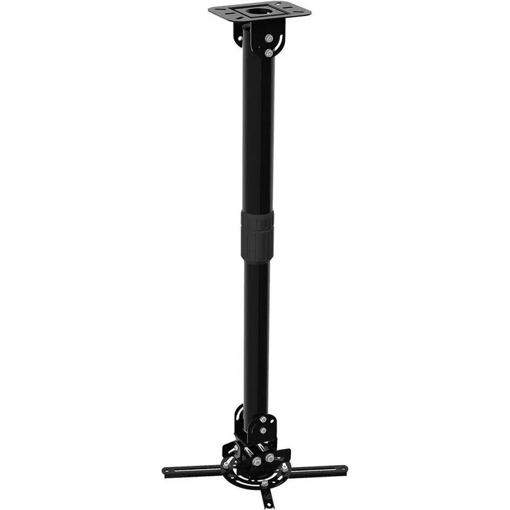 myWall My Wall Beamer-Deckenhalterung, flexible Halterung für Beamer mit 360° Drehung, kippbar bis 90°, schwarz
