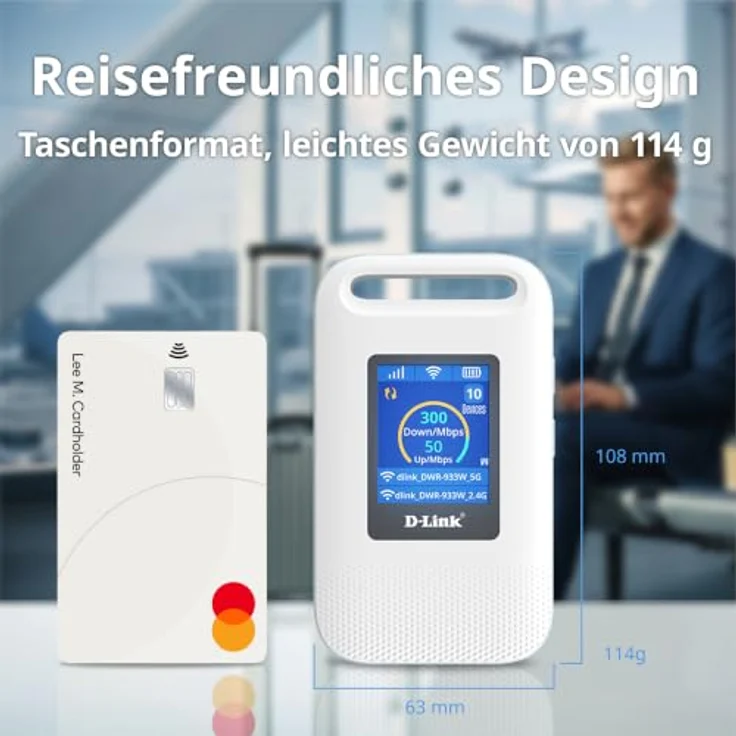 D-Link DWR-933W, mobiler Hotspot mit 4G LTE Advanced, 600 Mbps, Wi-Fi 5 und Wi-Fi 6 – Bild 9