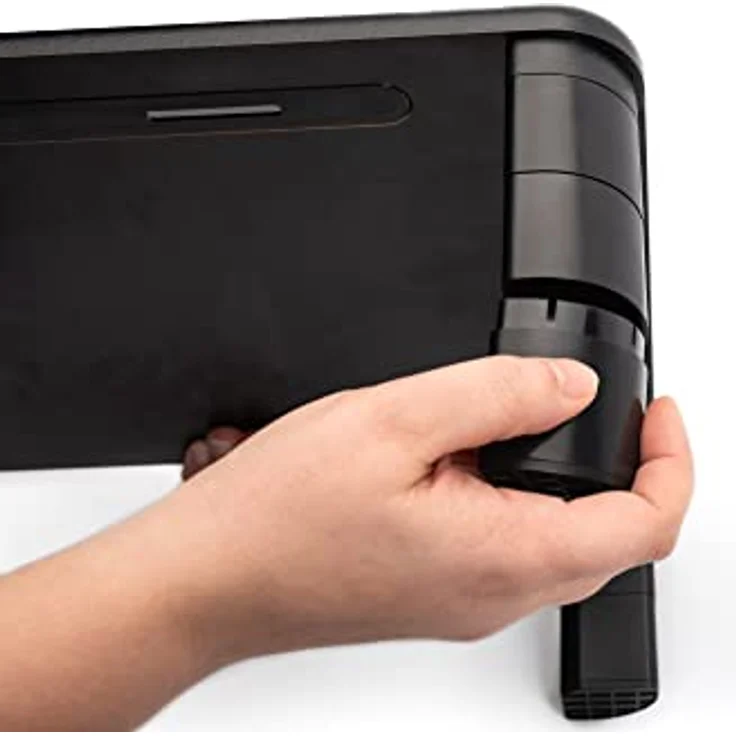 DIGITUS Ergonomische Monitor-Erhöhung - 3 Höhen Bildschirm-Ständer - Traglast 10 kg - Tablet- & Smartphone-Ständer – Bild 8
