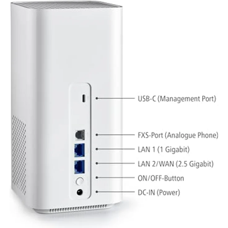 Devolo WiFi 6 Router 3600 5G LTE, mobiler 5G Router, SIM-Karten WLAN-Router, 3.600 Mbit/s, weiß – Bild 3