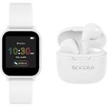 Tikkers Teen Kids TKS10-0007-SETARG Serie 10 Interaktives Smartwatch- und Ohrhörer-Set, Farbe: Schwarz