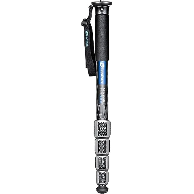 LEOFOTO Carbon-Einbeinstativ MPQ-325C Black, wasserabweisend, 15 kg Tragfähigkeit – Bild 1