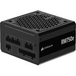 Corsair RM750e (2025) Fully Modular Low-Noise ATX Power Supply, Cybenetics Gold Efficiency, 105°C-Rated Capacitors, Modern Standby Mode - Black