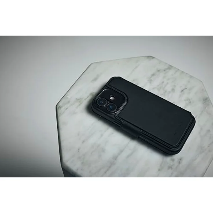 Decoded 2-in-1 Lederhülle für iPhone 17, Abnehmbare Wallet aus ECCO Leder, MagSafe-kompatibel, Fallschutz, Kratzfest, Schwarz – Bild 3