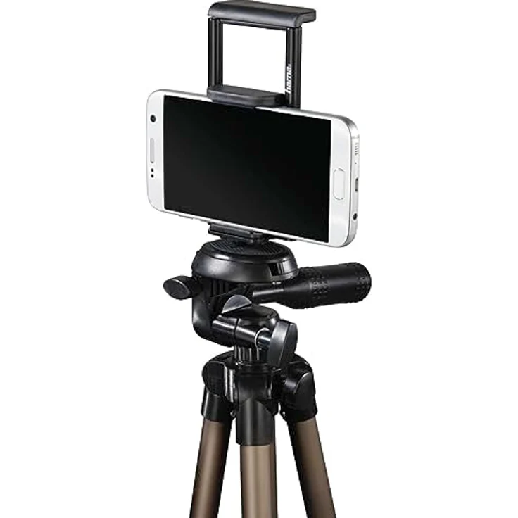 Hama 00004619 Smartphone-Tablet 3Bein(e) Champagner Stativ - Stative (Smartphone-Tablet, 0,5 kg, 3 Bein(e), 106 cm, Champagner, 36,5 cm) – Bild 4