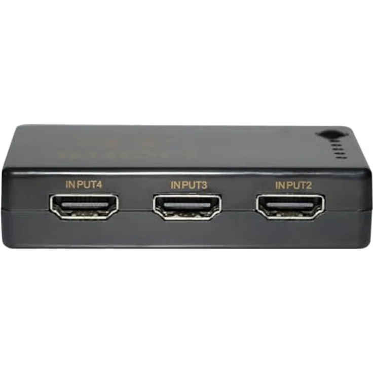 MaxTrack CS1-5L 5-Fach HDMI Umschalter, 4K@30Hz, HDMI Splitter mit IR-Fernbedienung, HDCP Unterstützung, Full HD, 340 MHz Bandbreite – Bild 2
