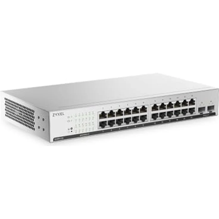 Zyxel GS1915-26v2 Smart Managed Switch, 26-Port mit 24x Gigabit RJ45 und 2x Gigabit SFP, Layer 2 Switching, 52 Gbit/s Kapazität – Bild 1