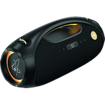 PEAQ PPA 600-RW, Wasserfester Bluetooth Lautsprecher mit 120 Watt Gesamtleistung, Schwarz