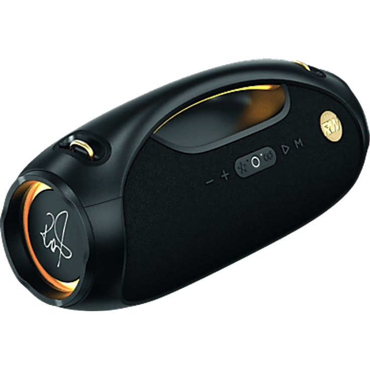 PEAQ PPA 600-RW, Wasserfester Bluetooth Lautsprecher mit 120 Watt Gesamtleistung, Schwarz