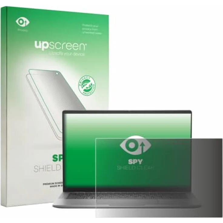 upscreen Anti-Spy Blickschutzfolie für Dell Latitude 7440, Privacy Screen mit Blaulichtfilter, Made in Germany – Bild 1