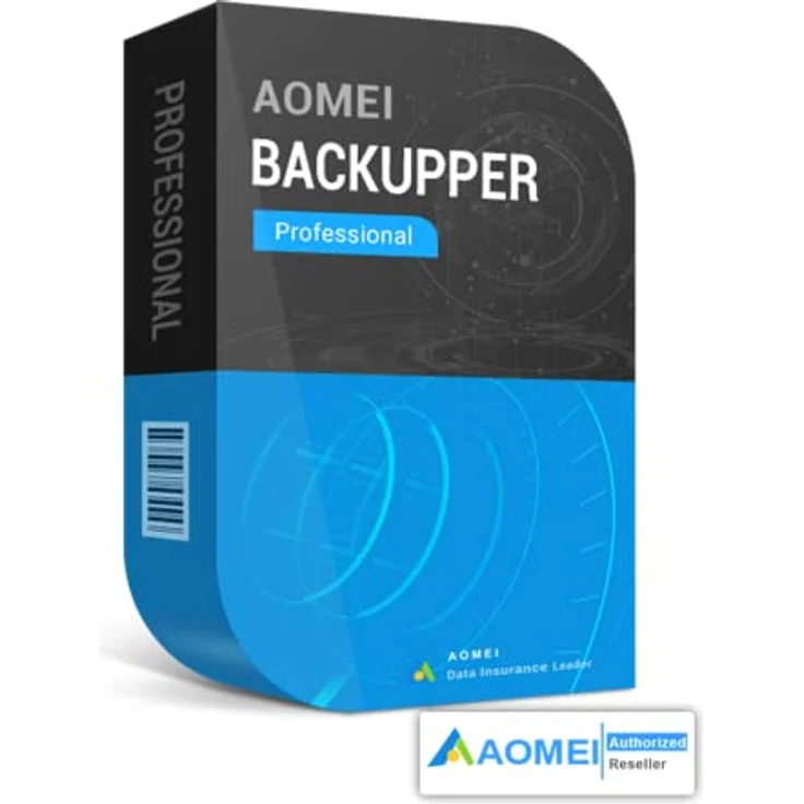 SerialCart AOMEI Backupper Professional Lifetime, Lizenzschlüsselkarte für 1 Windows PC, lebenslange Updates und Support – Bild 1