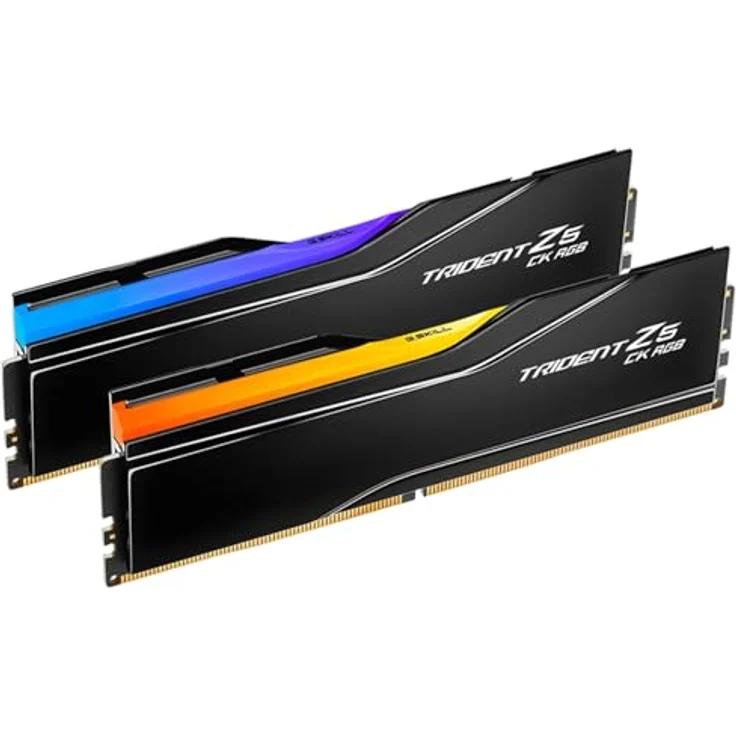 G.Skill Trident Z5 CK RGB DDR5-8200 RAM, CL40, XMP 3.0, CUDIMM - 48 GB Dual-Kit, schwarz - Arbeitsspeicher mit bis zu 8.200 MT/s und RGB-Beleuchtung – Bild 2