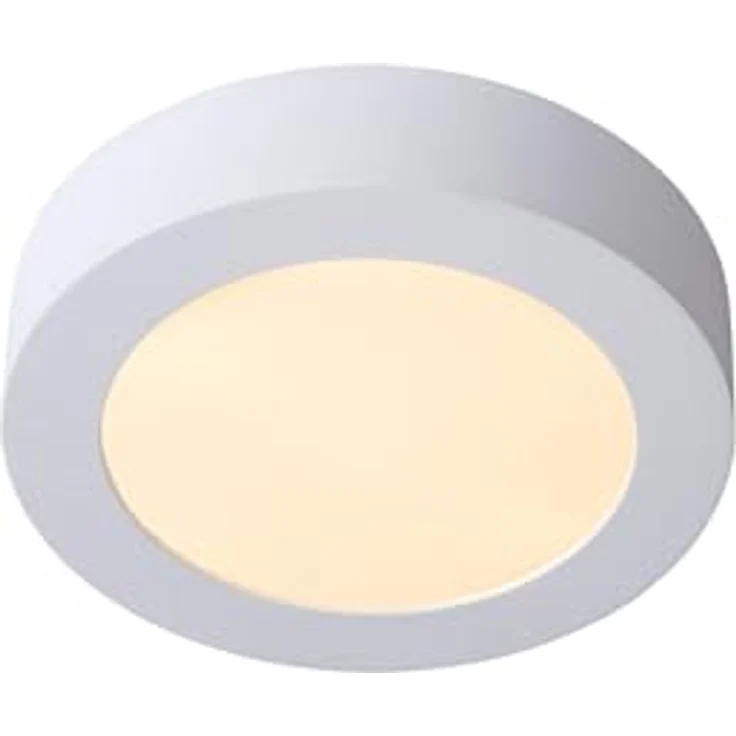 LUCIDE BRICE-LED Deckenleuchte Badezimmer Ø 18 cm LED Dim. 1x12W 3000K IP44 Weiß – Bild 1