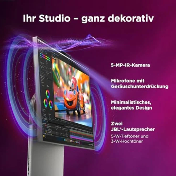 LENOVO Yoga AIO 27IPH11, All-in-One-PC mit Intel® Core™ Ultra 7, 27" QHD Touch-Display, 32 GB RAM, 1 TB Speicher, Windows 11 Pro – Bild 8
