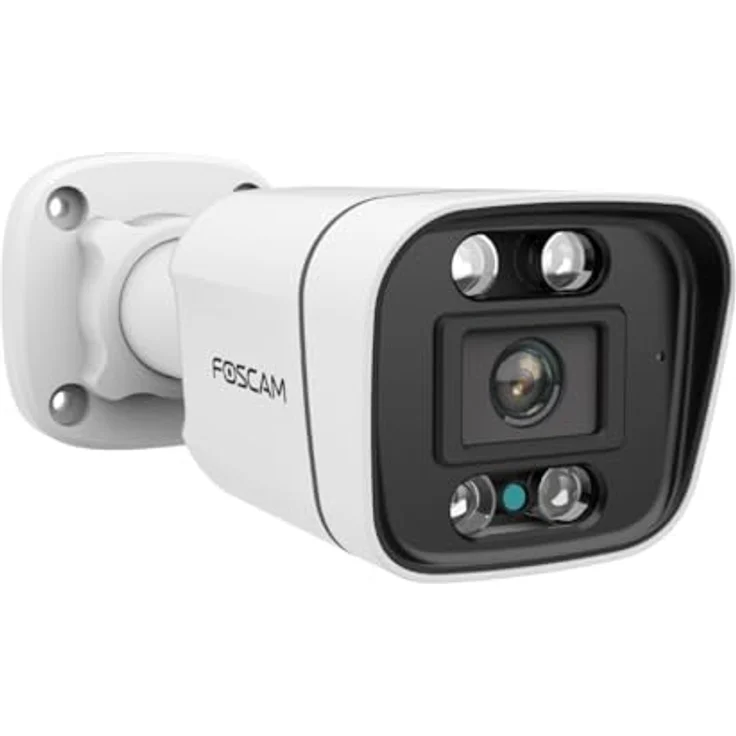 Foscam V5EP-W Überwachungskamera, 5MP PoE IP Kamera mit Aluminium-Gehäuse, IP66, Zwei-Wege-Audio, Nachtsicht – Bild 5