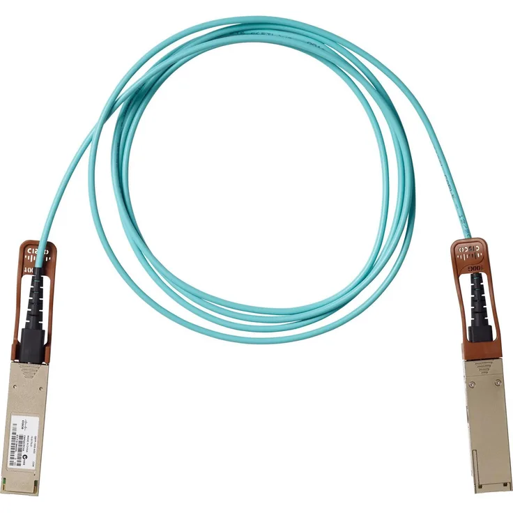 Cisco QSFP-100G AOC-Kabel, 100GBase Direktanschlusskabel für kurze Distanzen, Blau