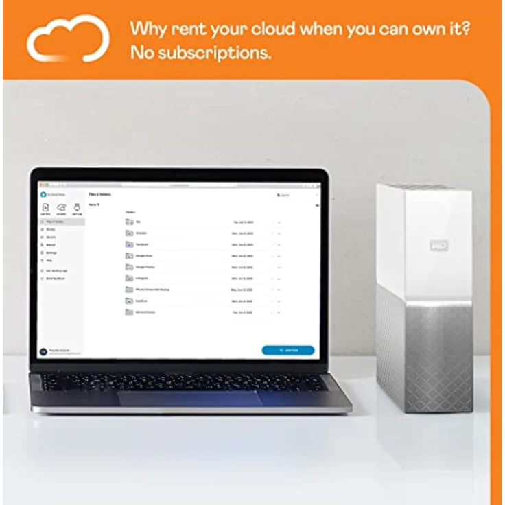 WD My Cloud Home persönlicher Cloudspeicher 3 TB (zentraler Speicher, mobiler Zugriff unterwegs, automatische Backups, Dateisuchfunktion, einfache Installation) – Bild 5