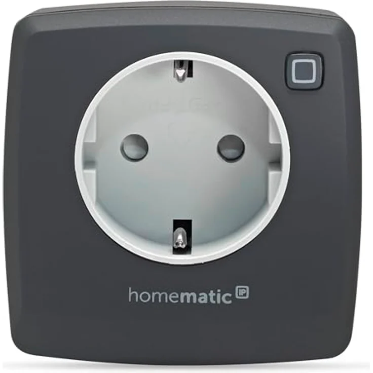 EQ-3 Smart Plug, Homematic IP Schalt-Mess-Steckdose mit Strommessfunktion, anthrazit – Bild 2