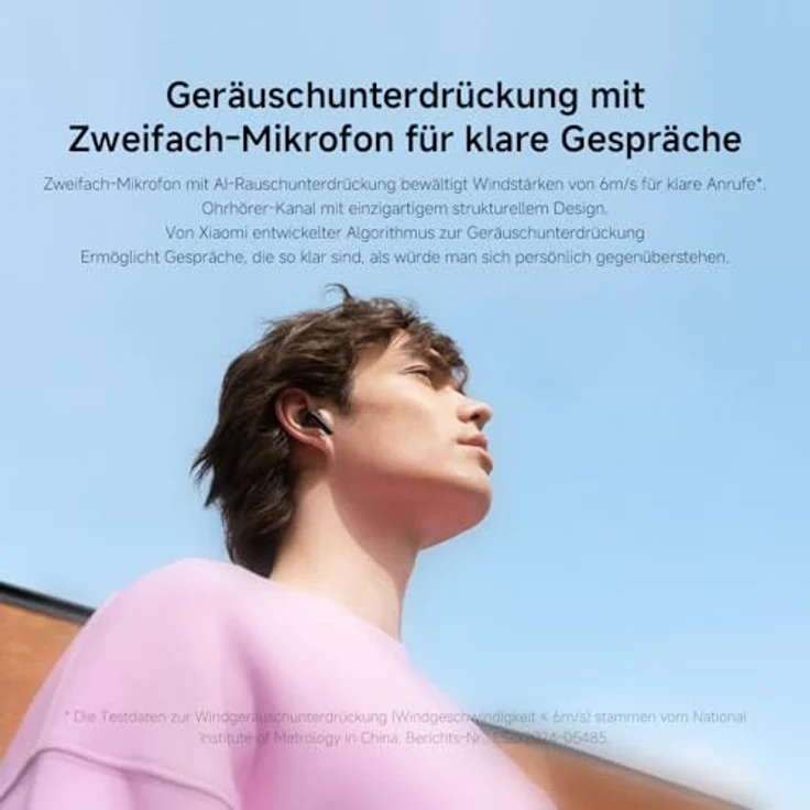 Xiaomi Redmi Buds 6 Lite Black, Aktive Geräuschunterdrückung, Titanbeschichtete Membran – Bild 10