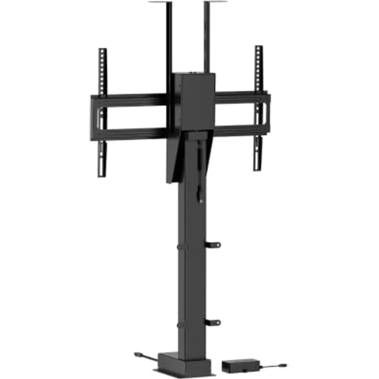 my wall TV-Ständer HP67-2L, elektrisch drehbar und höhenverstellbar für Fernseher bis 80 Zoll, 360° Drehfunktion, Steuerung per Sprachbefehlen, Tragkraft bis 60 kg – Bild 9