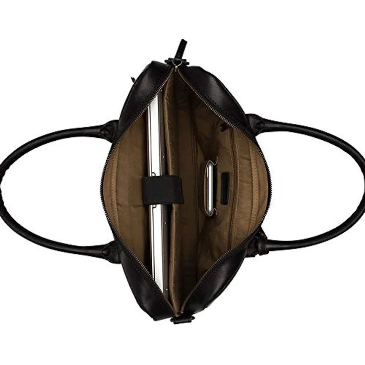 Burkely Vintage Jack Aktentasche Leder 37 cm Laptopfach, Braun – Bild 4