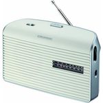 Grundig Music 60X WS Radio, FM-Tuner mit 1 W Leistung, Weiß/Grau