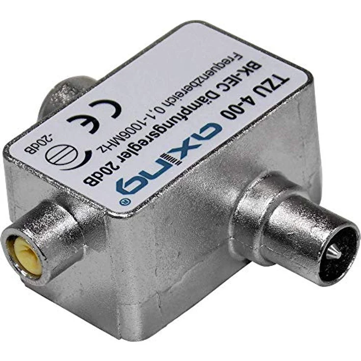 Axing TZU 4-00 BK-Dämpfungsregler mit IEC-Anschluss (0,5-20 dB) – Bild 4