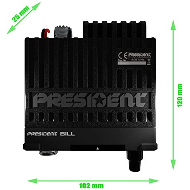 President Bill ASC CB MobilFunkgerät, ASQ, 4W, 13,2V, TXPR001 – Bild 8