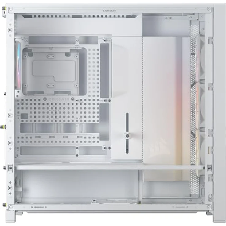 Corsair Frame 5000D RS ARGB Midi-Tower, E-ATX, Tempered Glass, weiß, mit 14 Lüfterplätzen und 4 vorinstallierten RGB-Lüftern – Bild 4