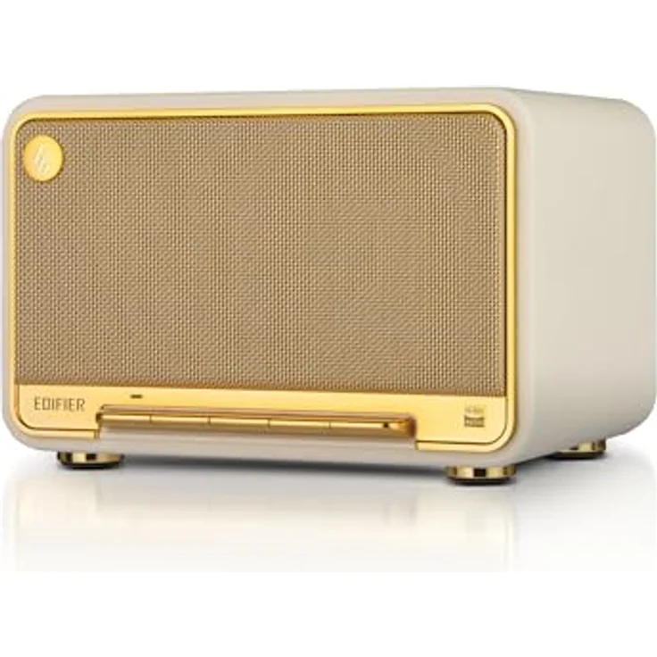 Edifier D32 Wireless Speaker, Hi-Res Audio, Bluetooth V5.3, 60W(RMS), 2.1 Akustik Architektur, 11h Spielzeit, APP Control - Weiß – Bild 1