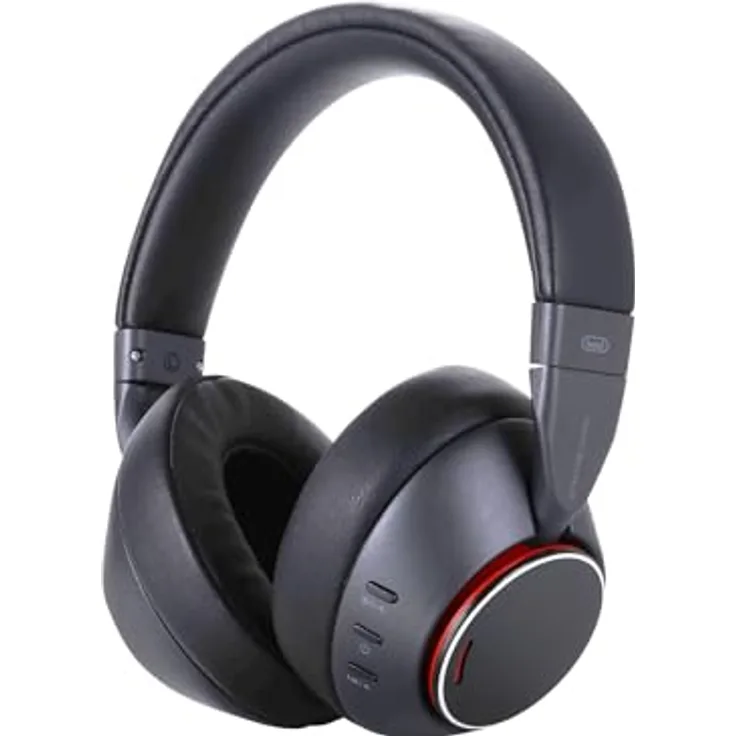 Trevi DJ 12E90 ANC, Bluetooth Kopfhörer mit Geräuschunterdrückung und MP3-Player-Funktion