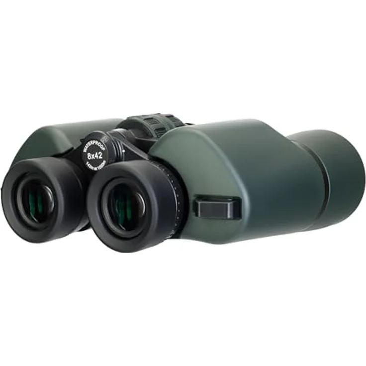 Levenhuk New Sherman PRO 8x42 Fernglas, wasserdichtes Outdoor-Fernglas mit BaK4-Optik, olivgrün/schwarz – Bild 7
