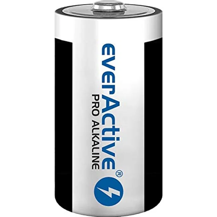 everActive D Batterien 2er Pack, Pro Alkaline, Mono LR20 R20 1.5V, höchster Leistung, 10 Jahre Haltbarkeit, 2 Stück – 1 Blisterkarte – Bild 4