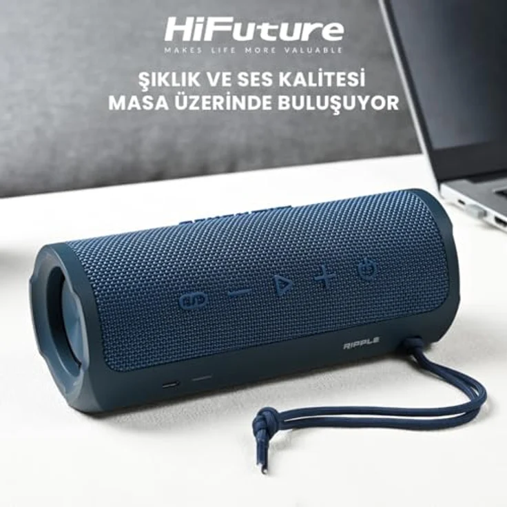HiFuture Speaker Ripple Bluetooth (black) (6 h), Bluetooth Lautsprecher, Schwarz – Bild 7