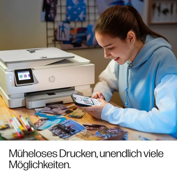 HP ENVY Photo 7930, Multifunktionsdrucker Tintenstrahl A4, Scanner und Kopierer, Farb-Druckqualität – Bild 10