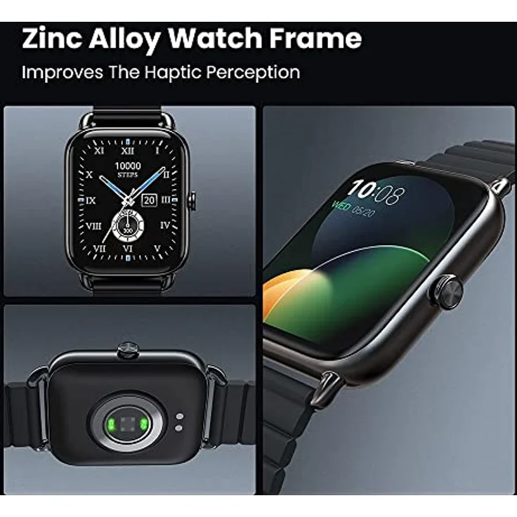 Haylou RS4 Plus Smartwatch Unisex, Einheitsgröße, Metallgehäuse, Silikonarmband, Silver – Bild 8