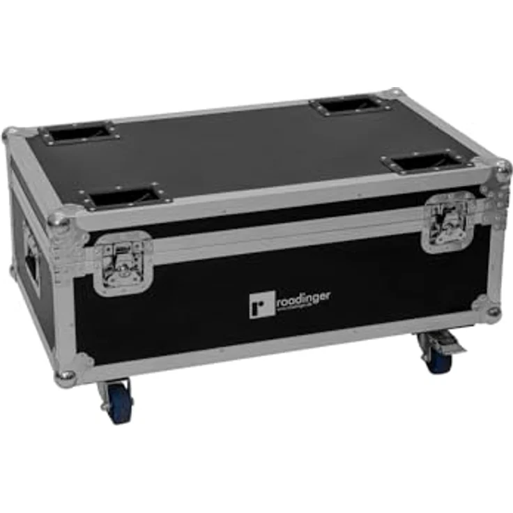Roadinger Flightcase 4x LED CLS-18 QCL RGB/WW, robustes Audio Rack für sichere Aufbewahrung und Transport von LED-Leuchten – Bild 2