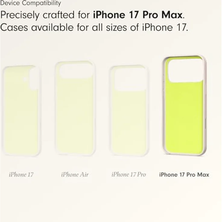 Beats iPhone 17 Pro Max Case mit MagSafe und Kamerasteuerung, matte Außenseite, Mikrofaser-Innenfutter – Kalkstein – Bild 3