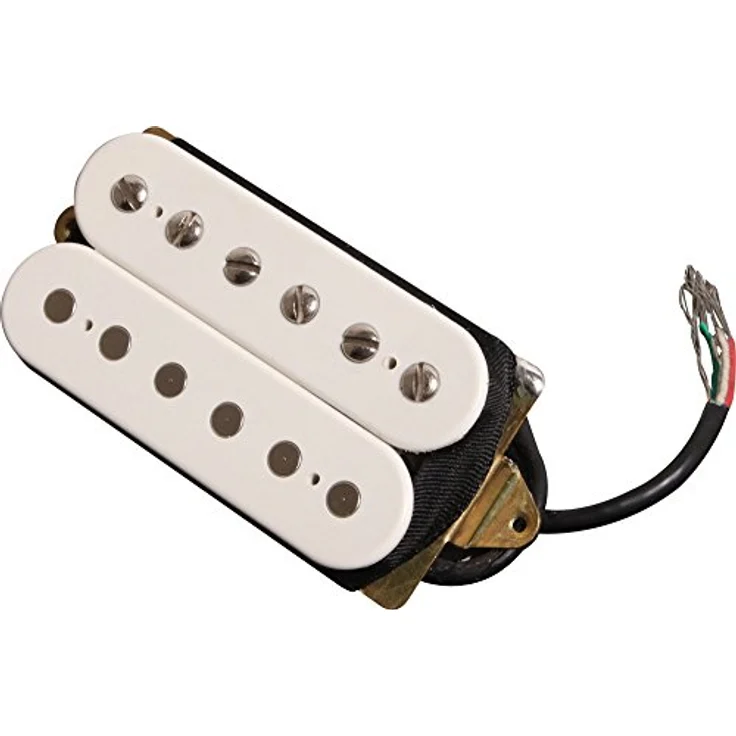 DiMarzio DP155F BC The Tone Zone, Humbucker für E-Gitarre, F-spaced, 4-adrige Verdrahtung, Alnico 5 Magnet, Widerstand 17,31 kOhm, schwarz-creme – Bild 3