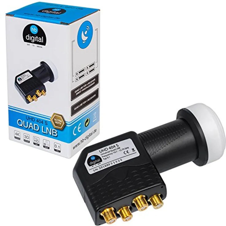 HB-DIGITAL UHD 808 NS Octo LNB, schwarz/blau – Bild 7