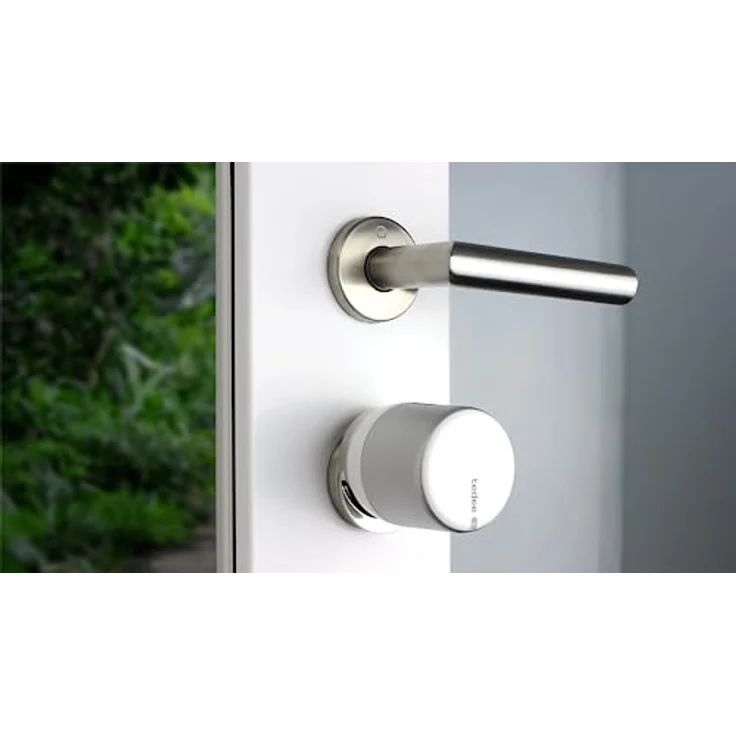 tedee Lock GO | smartes Türschloss | einfach nachrüstbar, ohne Zylindertausch | Steuerung via Bluetooth & aus der Ferne per App | iPhone & Android | Smart Home | silber – Bild 4