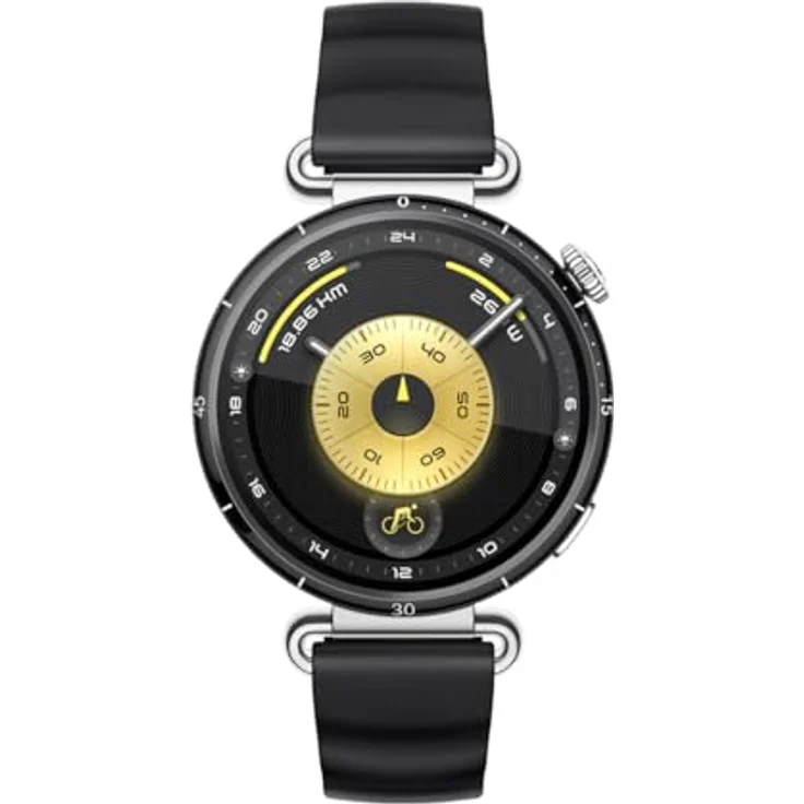 Huawei Watch GT6 (41 mm), Smartwatch mit 1,47 Zoll AMOLED-Display, GPS, Herzfrequenzmonitor, Edelstahlgehäuse, IP69, schwarz – Bild 3