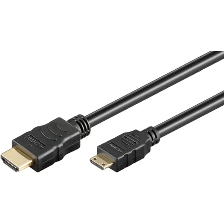 goobay Micro HDMI auf HDMI 2.1 Kabel, Ultra High-Speed HDMI Kabel, 8K @ 60 Hz, 4K @ 120 Hz, 48 Gbit/s, Dolby Atmos, HDR eARC, kompatibel mit GoPro, Canon, Sony, Raspberry Pi 4 und Pi 5, 2m, 74433 – Bild 1
