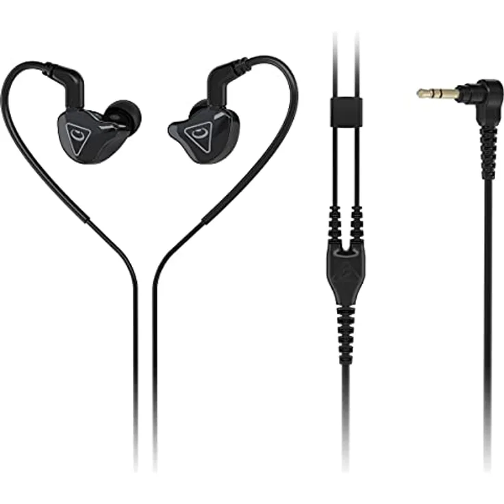Behringer MO240-2-way in-ear headphones with MMCX connector - black