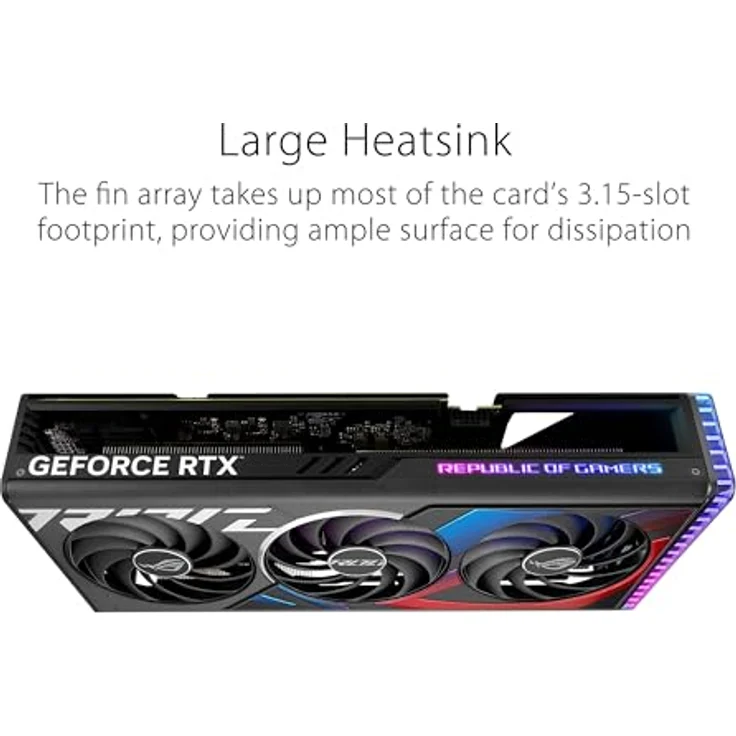 ASUS ROG Strix GeForce RTX 4070 Ti SUPER 16GB GDDR6X OC Edition Gaming Grafikkarte, ROG-STRIX-RTX4070TIS-O16G-GAMING) – Bild 4