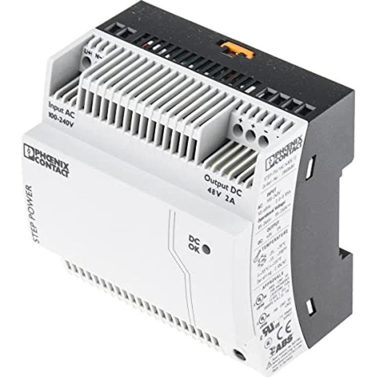 Phoenix Contact STEP-PS/1AC/48DC/2, Netzteil 96 W mit 5 V/DC und 6,5 A, Grau – Bild 2