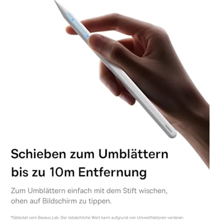 Baseus iPad Stift, Stylus Pencil mit 17H Akkulaufzeit, Palm Rejection, Fernsteuerung, USB C, magnetisch für iPad 6/7/8/9/10/11, Pro 11“/12.9“/13'', Air 3/4/5/6/7, Mini 6/7 – Bild 2